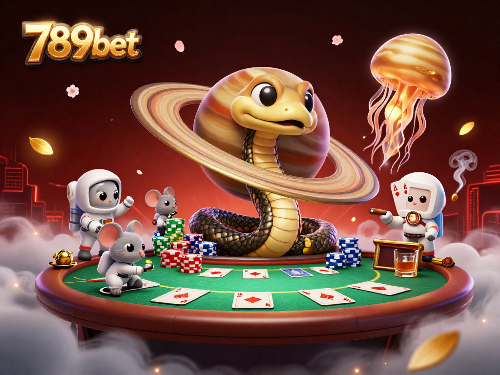 Experience thrilling gameplay at 789bet with astronaut mice betting on cosmic roulette and poker.
