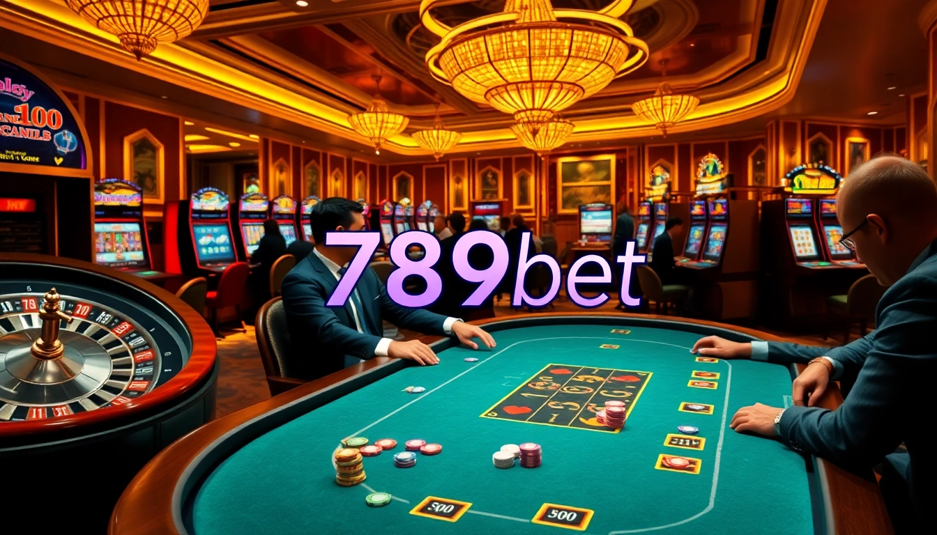 Experience the thrilling atmosphere at 789bet with exciting games and luxurious casino visuals.