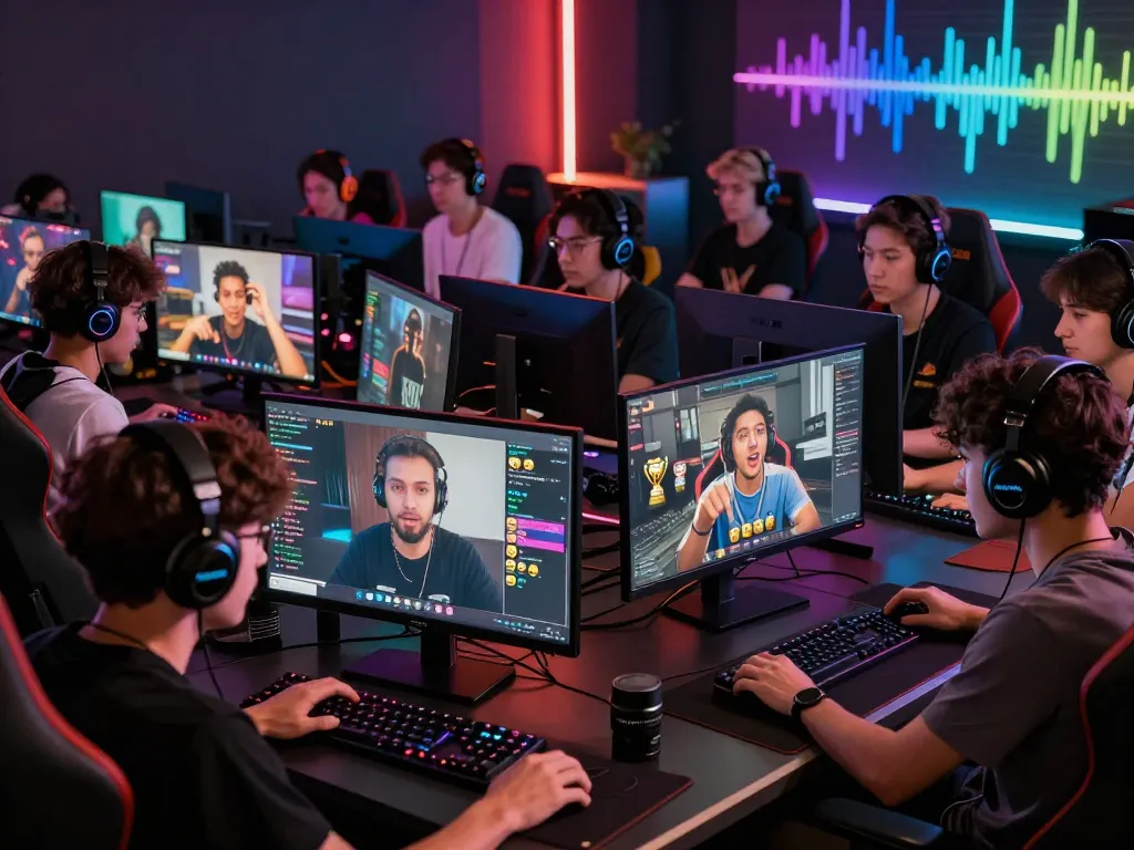 Engaged gamers on the bomwin platform showcasing online gaming excitement.
