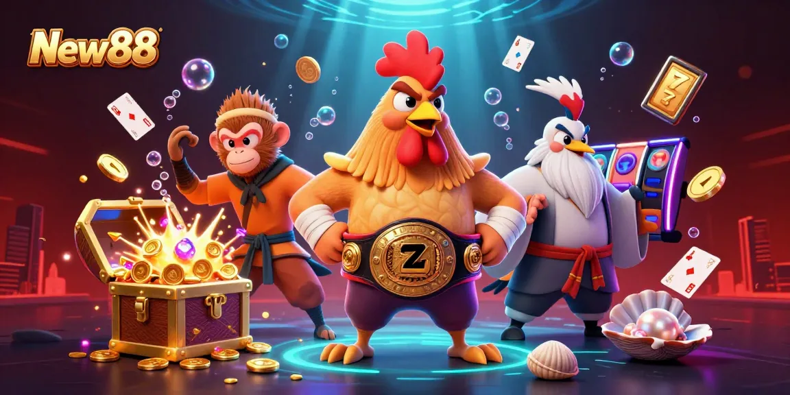 Experience thrilling wins at New88 with vibrant casino action and engaging character dynamics.