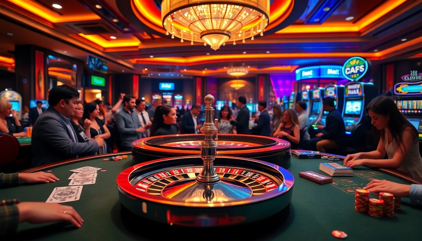 Experience the thrill of s8 gaming with vibrant casino action featuring roulette and poker.