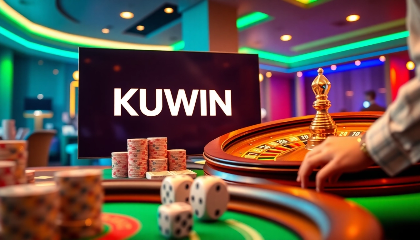 Engage in thrilling online gambling with KUWIN casino's vibrant and immersive gaming environment.