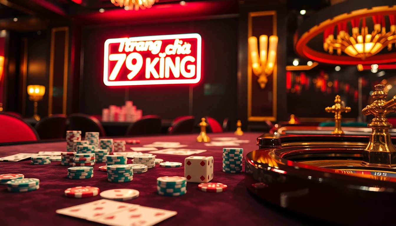 Engage with the excitement of gambling at Trang chủ 79KING, featuring vibrant casino elements and strategic gameplay.