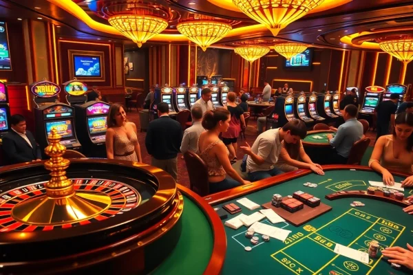 Experience the thrills of gambling at https://u888hv.com/ with lively casino action at the poker tables.