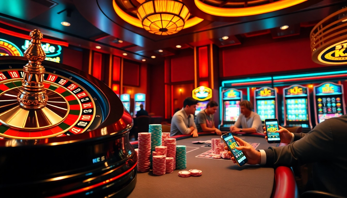 Tài app KJC allows players to experience thrilling casino games on their smartphones.