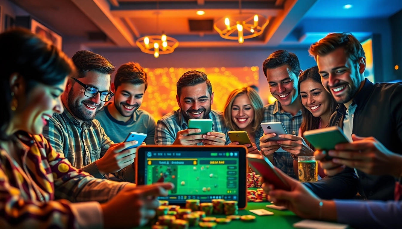 Exciting gaming experience at vin777.gb.net with diverse players enjoying online betting.