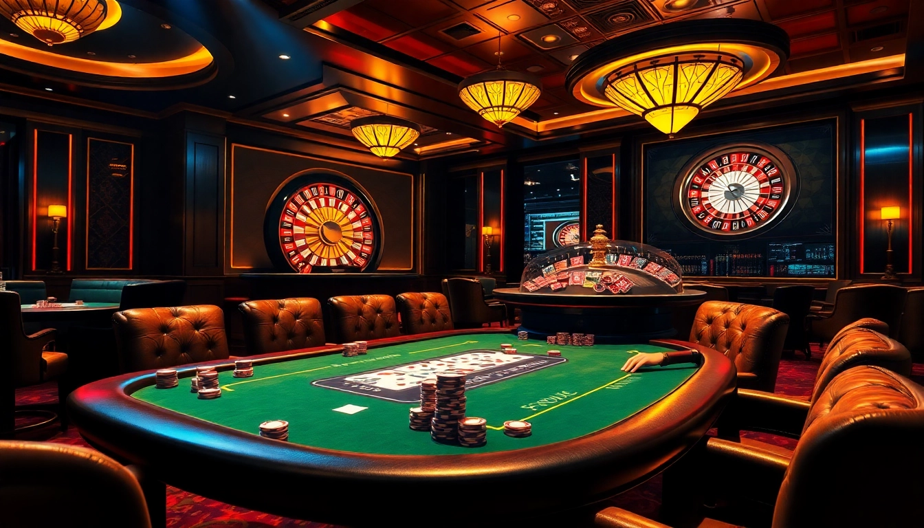Winning big at 23winn.casino with a thrilling poker game in a luxurious casino setting.