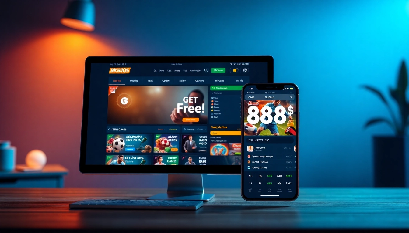 Experience the exciting online betting world of BK860S, showcasing sports, games, and a secure interface.