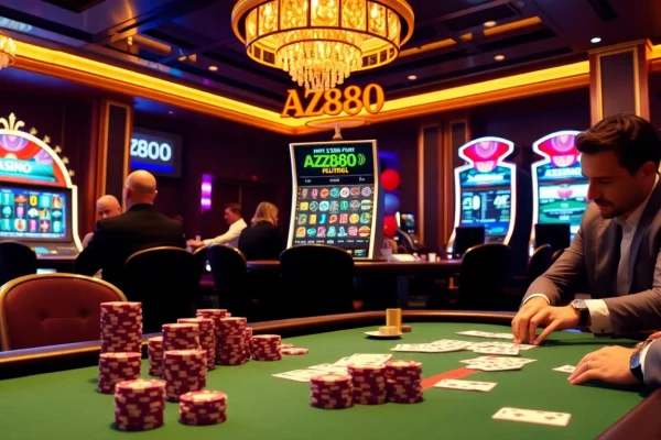 Experience the thrill of winning at https://az888.futbol with an elegant poker game set.