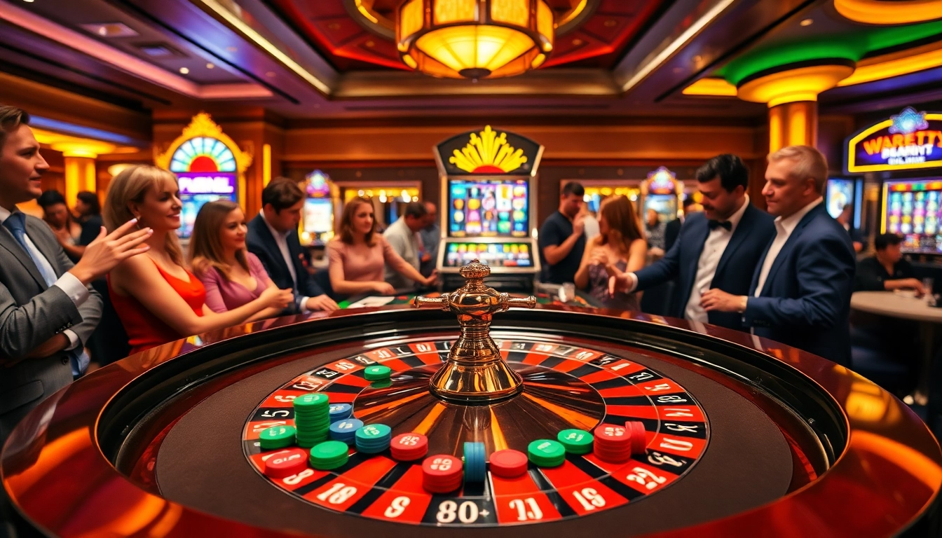 Experience the thrill of betting at SV88's exciting casino tables filled with colorful chips.