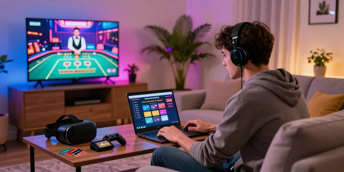 Scoarch.org.uk highlights the best credit card casinos with vibrant gaming setup and player engagement in cozy environment.